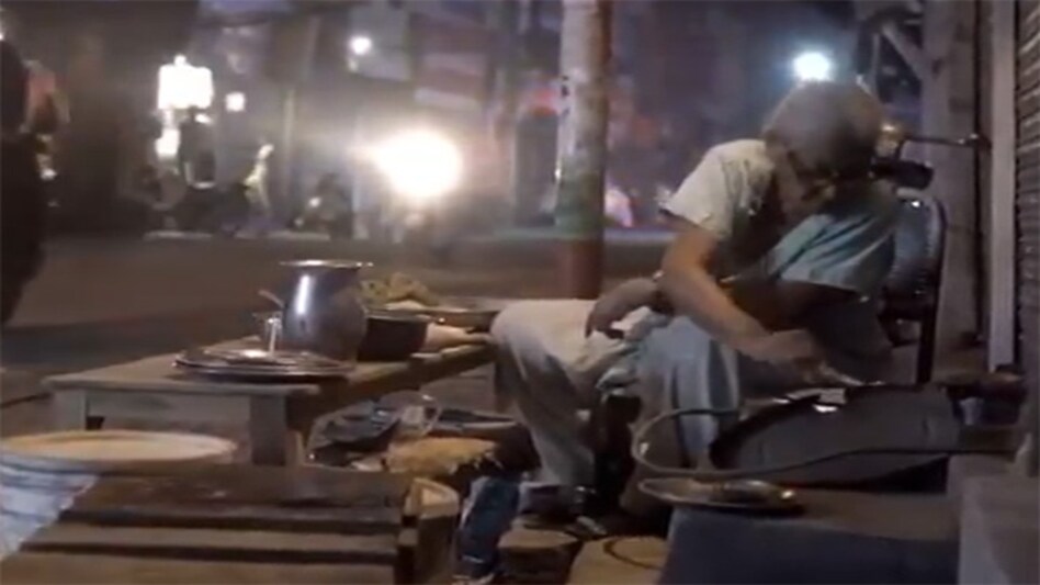 Screengrab of the elderly woman from video tweeted by actor and singer Diljit Dosanjh Screengrab of the elderly woman from video tweeted by actor and singer Diljit Dosanjh