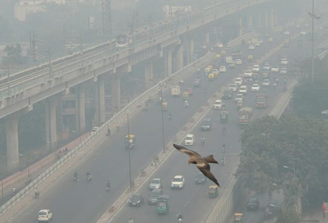 This flight take off video captures Delhi's disgusting air pollution