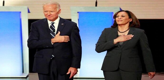 US President-elect Joe Biden with Vice President-elect Kamala Harris US President-elect Joe Biden with Vice President-elect Kamala Harris