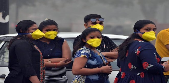 An AQI in the severe category can affect health people and severely impact those with pre-existing diseases An AQI in the severe category can affect health people and severely impact those with pre-existing diseases