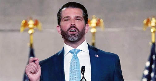 Donald Trump Junior has tested positive for coronavirus (Photo: AP) Donald Trump Junior has tested positive for coronavirus (Photo: AP)