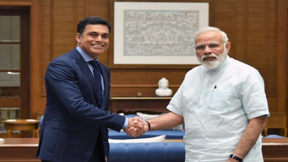 JSW Chairman and MD Sajjan Jindal with Prime Minister Narendra Modi (Image credit: Sajjan Jindal'sTwitter) JSW Chairman and MD Sajjan Jindal with Prime Minister Narendra Modi (Image credit: Sajjan Jindal'sTwitter)