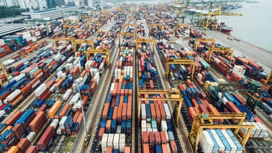 "India's merchandise exports in October 2020 were USD 24.82 billion, as compared to USD 26.23 billion in October 2019, showing a fall of 5.4 per cent," the Commerce and Industry Ministry said in a statement "India's merchandise exports in October 2020 were USD 24.82 billion, as compared to USD 26.23 billion in October 2019, showing a fall of 5.4 per cent," the Commerce and Industry Ministry said in a statement