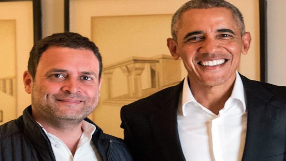 File photo of Rahul Gandhi and Barack Obama (Picture Courtesy: Twitter @RahulGandhi) File photo of Rahul Gandhi and Barack Obama (Picture Courtesy: Twitter @RahulGandhi)