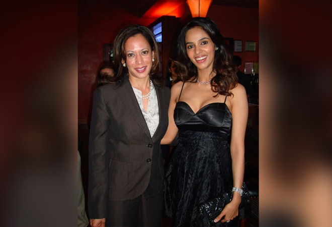 Mallika Sherawat with Kamala Harris in 2009