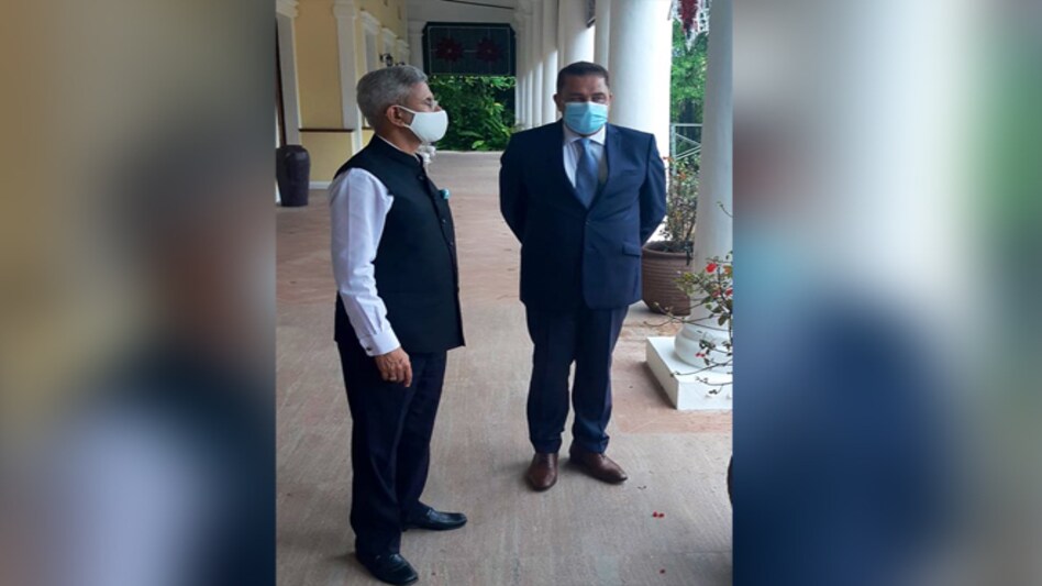 External Affairs Minister S Jaishankar with newly-elected Indian-origin Seychelles President Wavel Ramkalawan External Affairs Minister S Jaishankar with newly-elected Indian-origin Seychelles President Wavel Ramkalawan