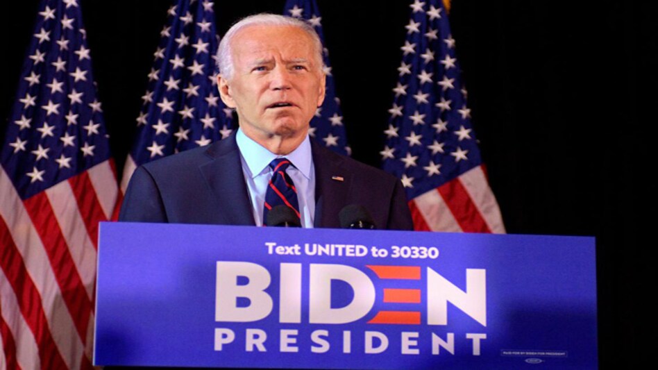Democratic presidential candidate Joe Biden Democratic presidential candidate Joe Biden