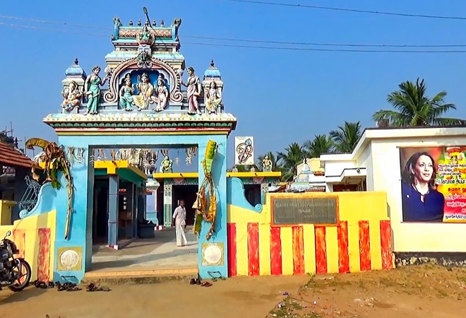 People in Tamil Nadu performed prayers for Kamla Harris People in Tamil Nadu performed prayers for Kamla Harris
