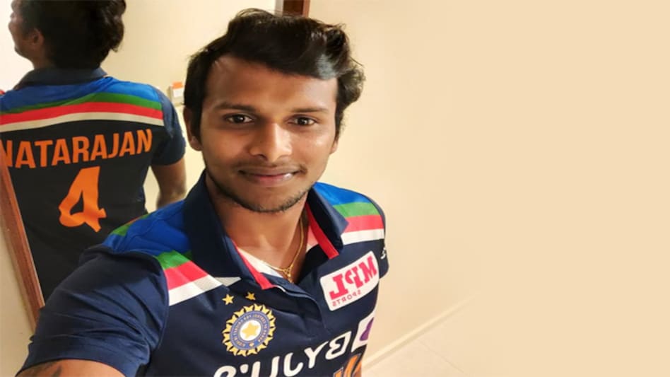 Thangarasu Natarajan, the Sunrisers Hyderabad left-hand batsman Thangarasu Natarajan, the Sunrisers Hyderabad left-hand batsman