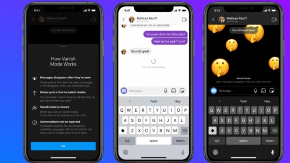 Facebook rolls out Vanish Mode on Messenger Facebook rolls out Vanish Mode on Messenger