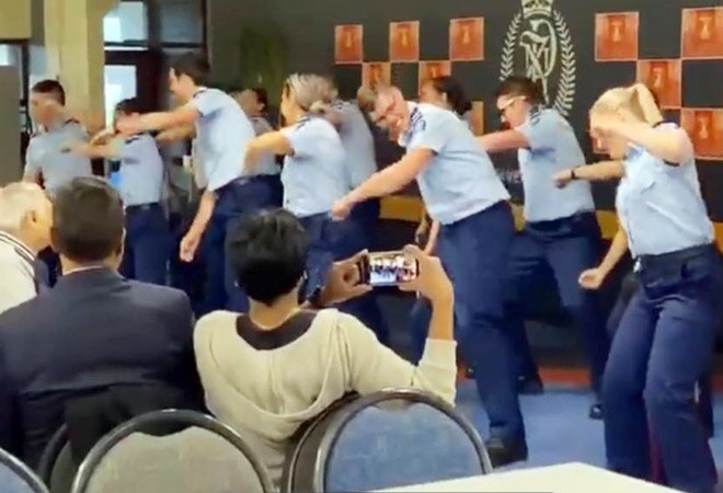 The video is from a multicultural fest where the cops are seen dancing on songs like 'kar gayi chull' and 'kala chashma' The video is from a multicultural fest where the cops are seen dancing on songs like 'kar gayi chull' and 'kala chashma'