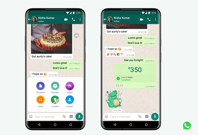 WhatsApp allows you to send money to contacts you have saved in mobile phone provided they have also registered with WhatsApp Pay WhatsApp allows you to send money to contacts you have saved in mobile phone provided they have also registered with WhatsApp Pay