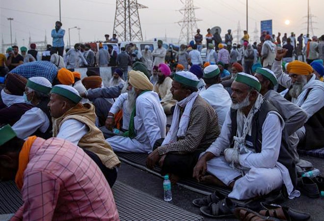 Farmers have been protesting against the Centre's new farm laws Farmers have been protesting against the Centre's new farm laws