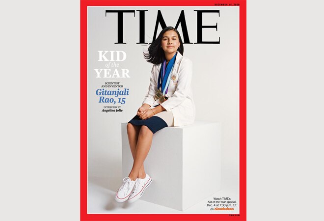 Gitanjali Rao, a 15 year-old Indian American selected as TIME magazine's first-ever kid of the year (Image: TIME twitter) Gitanjali Rao, a 15 year-old Indian American selected as TIME magazine's first-ever kid of the year (Image: TIME twitter)
