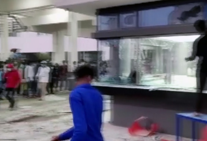 Wistron Corp office was vandalised by its employees on Saturday morning Wistron Corp office was vandalised by its employees on Saturday morning