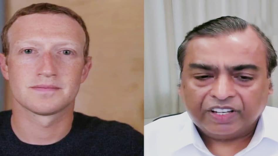 Facebook CEO Mark Zuckerberg and RIL Chairman Mukesh Ambani Facebook CEO Mark Zuckerberg and RIL Chairman Mukesh Ambani