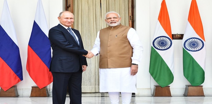 Vladimir Putin visited India in 2018, where the two countries signed $5 billion S-400 air defence system deal Vladimir Putin visited India in 2018, where the two countries signed $5 billion S-400 air defence system deal