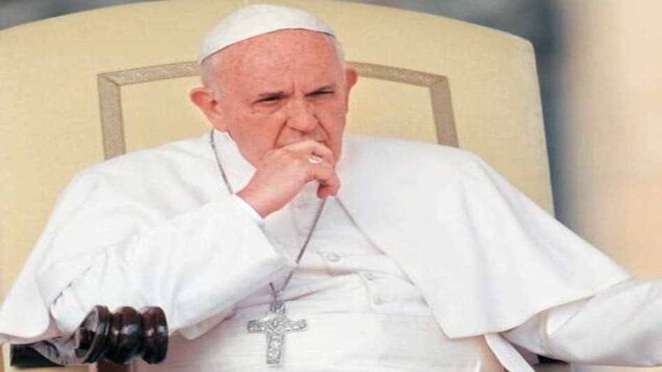 This is the second time that a scantily-dressed model's photo has been liked from Pope Francis' official Instagram account This is the second time that a scantily-dressed model's photo has been liked from Pope Francis' official Instagram account