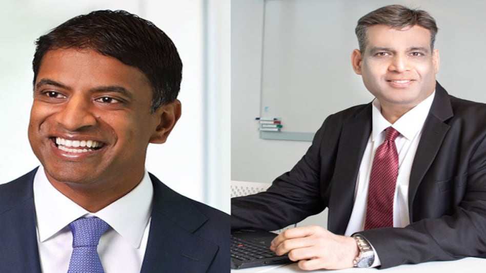 Dr Vas Narasimhan, CEO, Novartis (left); Rakesh Rathi, Senior IT and Business Transformation Executive (right) Dr Vas Narasimhan, CEO, Novartis (left); Rakesh Rathi, Senior IT and Business Transformation Executive (right)