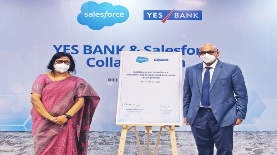 Arundhati Bhattacharya, CEO and Chairperson, Salesforce India and Prashant Kumar, MD & CEO, YES BANK Arundhati Bhattacharya, CEO and Chairperson, Salesforce India and Prashant Kumar, MD & CEO, YES BANK