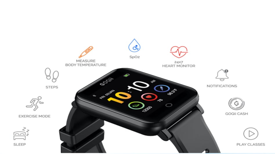 Priced at Rs 5,999, the GOQii Smart Vital is a smartwatch that along with fitness tracking can measure blood oxygen level and body temperature Priced at Rs 5,999, the GOQii Smart Vital is a smartwatch that along with fitness tracking can measure blood oxygen level and body temperature
