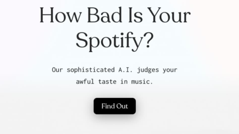 This bot will judge your playlist on Spotify and roast you for awful taste in music This bot will judge your playlist on Spotify and roast you for awful taste in music