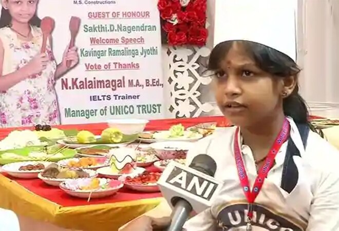 Girl from Tamil Nadu cooks 46 dishes in 58 minutes, creates world record