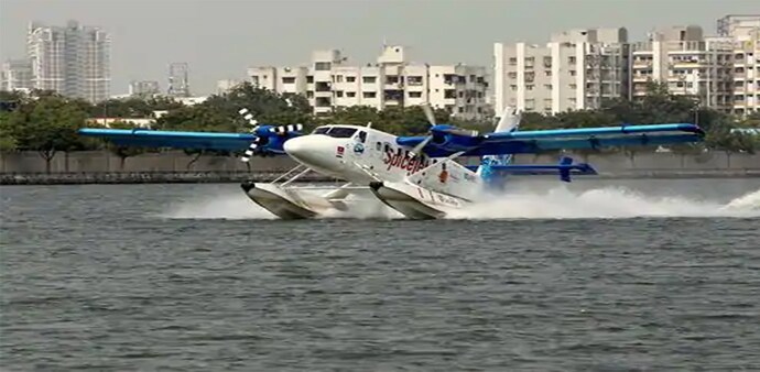 Bookings of the seaplane service for the passengers will open from December 20, 2020 (Photo- PTI) Bookings of the seaplane service for the passengers will open from December 20, 2020 (Photo- PTI)