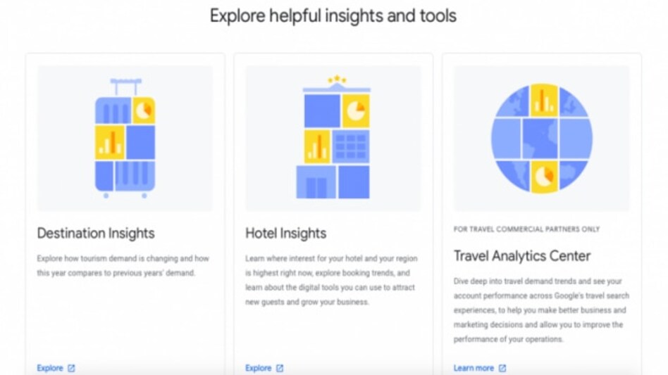 Google is using big data to help the travel industry recover from Covid-19 losses Google is using big data to help the travel industry recover from Covid-19 losses