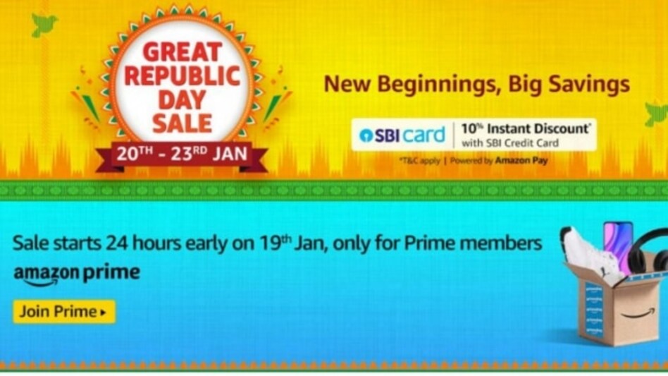Amazon India announces Amazon Great Republic Day Sale Amazon India announces Amazon Great Republic Day Sale