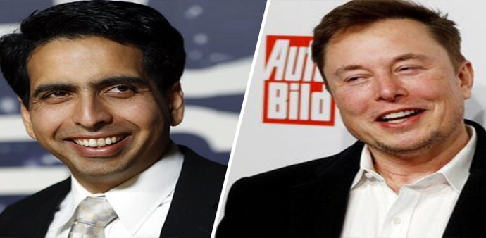 Elon Musk and Sal Khan Elon Musk and Sal Khan