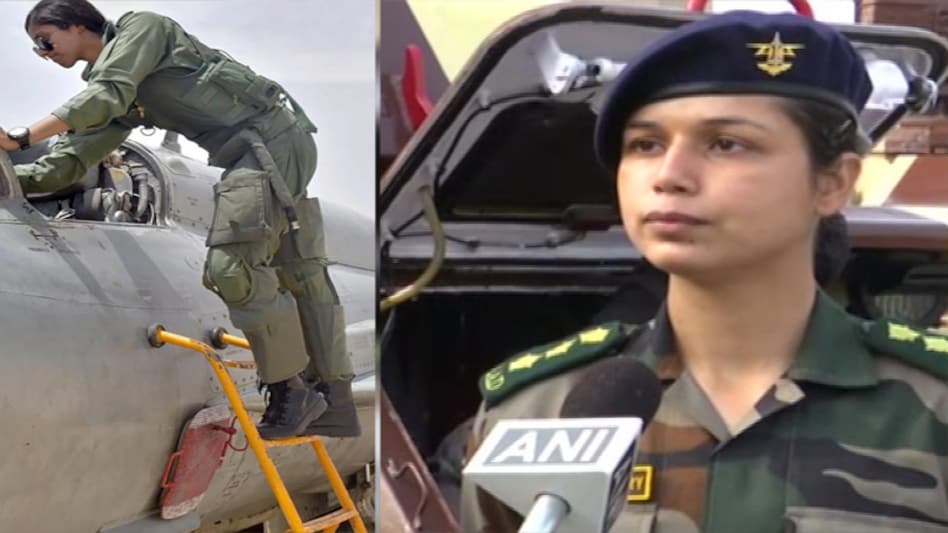 Flight Lieutenant Bhawana Kanth and Captain Preeti Choudhary Flight Lieutenant Bhawana Kanth and Captain Preeti Choudhary