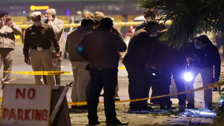 An IED explosion occurred on the pavement outside the Israel embassy in New Delhi yesterday at 5:05 pm An IED explosion occurred on the pavement outside the Israel embassy in New Delhi yesterday at 5:05 pm