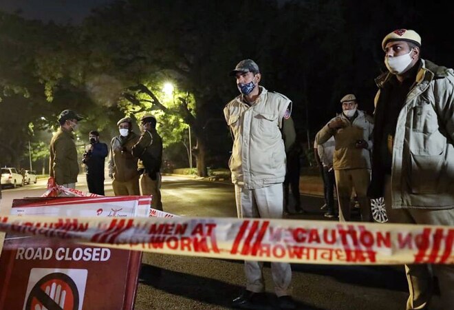 Another Israeli officer said that the minor blast near the Israeli embassy in India, which took place on the 29th anniversary of the establishment of diplomatic relations between the countries, is a "terrorist incident" Another Israeli officer said that the minor blast near the Israeli embassy in India, which took place on the 29th anniversary of the establishment of diplomatic relations between the countries, is a "terrorist incident"