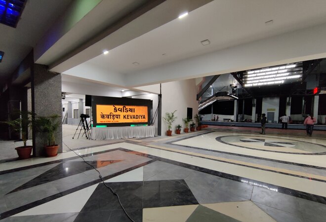 With this improvement in connectivity, one lakh tourists will visit Kevadiya in Gujarat daily (Image- PM Modi Twitter) With this improvement in connectivity, one lakh tourists will visit Kevadiya in Gujarat daily (Image- PM Modi Twitter)