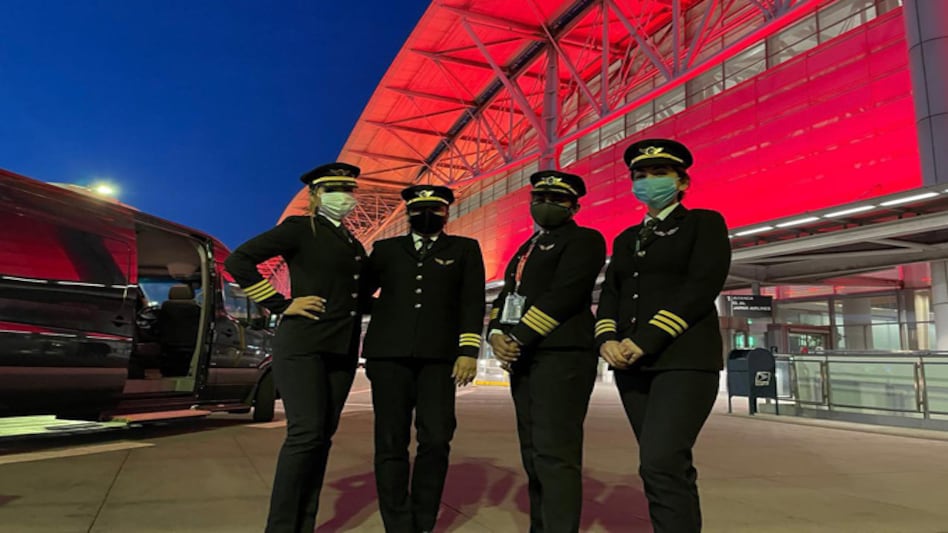 Captain Zoya Agarwal, Captain Papagiri Thanmei, Captain Akanksha, and Captain Shivani are the four women pilots who scripted history Captain Zoya Agarwal, Captain Papagiri Thanmei, Captain Akanksha, and Captain Shivani are the four women pilots who scripted history