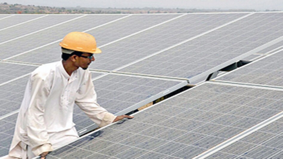 Gujarat contributes to nearly 13 per cent of the renewable energy production in India (Image: PTI) Gujarat contributes to nearly 13 per cent of the renewable energy production in India (Image: PTI)