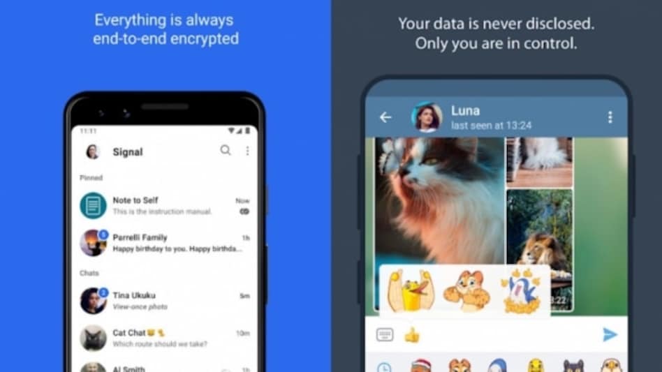 The last few days have been incredible for Signal and Telegram. The last few days have been incredible for Signal and Telegram.