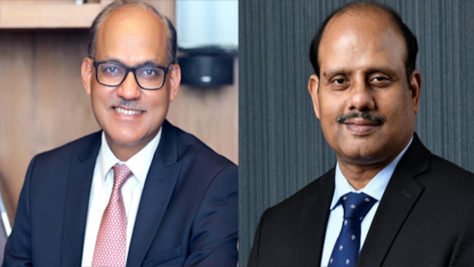Ashwini Kumar Tewari and Swaminathan J have taken charge as the Managing Directors of SBI (Left to Right) Ashwini Kumar Tewari and Swaminathan J have taken charge as the Managing Directors of SBI (Left to Right)