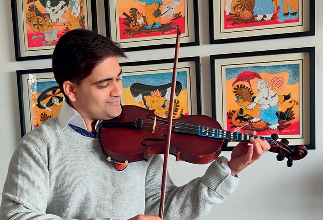 Bhargava, The Violinist Rohan Bhargava, Co-founder, CashKaro.com - Photograph by Rajwant Rawat