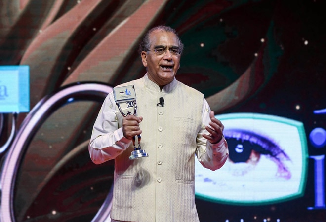 Aroon Purie, Chairman and Editor-in-Chief of the India Today Group, has been conferred with the 'Hall of Fame' award at the Indian Television Academy Awards Aroon Purie, Chairman and Editor-in-Chief of the India Today Group, has been conferred with the 'Hall of Fame' award at the Indian Television Academy Awards