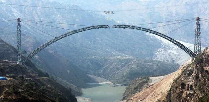 Chenab bridge highest railway bridge in world Chenab bridge highest railway bridge in world
