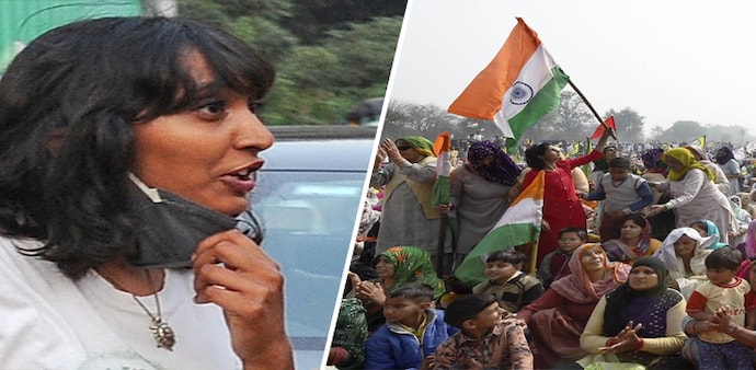 Protesting farmers at Delhi's borders have extended their support to climate activist Disha Ravi Protesting farmers at Delhi's borders have extended their support to climate activist Disha Ravi