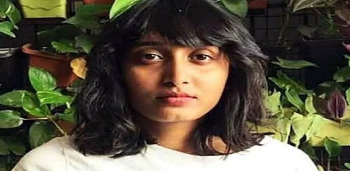 Disha Ravi was arrested by a Cyber Cell team of the Delhi Police on February 13 Disha Ravi was arrested by a Cyber Cell team of the Delhi Police on February 13