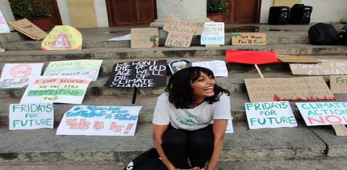 Disha Ravi, a 21 year-old climate activist from Bengaluru Disha Ravi, a 21 year-old climate activist from Bengaluru