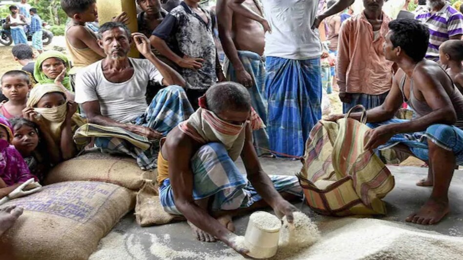 In March 2020, the government had announced distribution of 5 kg of foodgrains for free under PMGKAY to ration card holders for three months as part of the Rs 20 lakh crore economic package in response to the COVID-19 pandemic In March 2020, the government had announced distribution of 5 kg of foodgrains for free under PMGKAY to ration card holders for three months as part of the Rs 20 lakh crore economic package in response to the COVID-19 pandemic