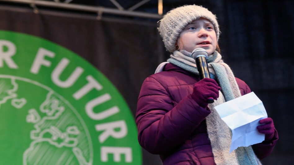 Greta Thunberg talks about farmers' protest Greta Thunberg talks about farmers' protest