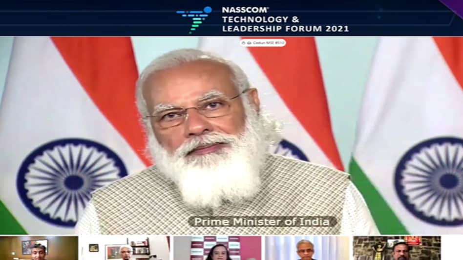PM Modi addresses Nasscom Technology and Leadership Forum 2021 PM Modi addresses Nasscom Technology and Leadership Forum 2021
