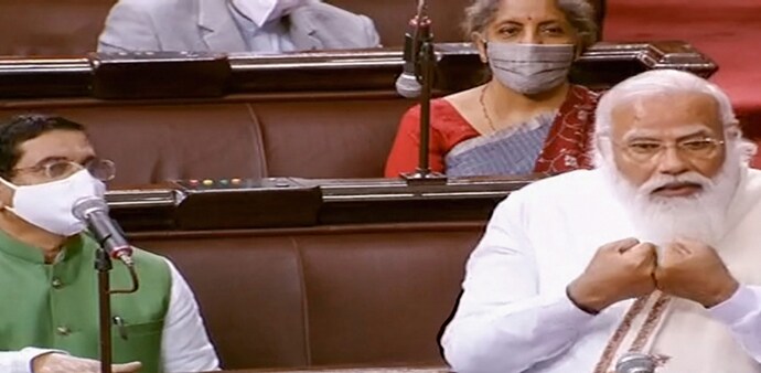 PM Modi delivers speech in Lok Sabha PM Modi delivers speech in Lok Sabha