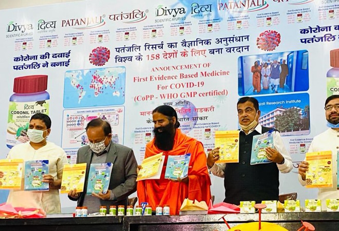 Patanjali had introduced Ayurveda-based Coronil on June 23 last year, when the pandemic was at its peak Patanjali had introduced Ayurveda-based Coronil on June 23 last year, when the pandemic was at its peak